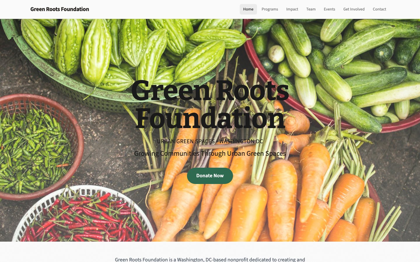green-roots-foundation site preview